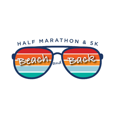 Beach & Back Half Marathon & 5K logo