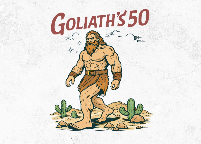 Goliath's 50 logo