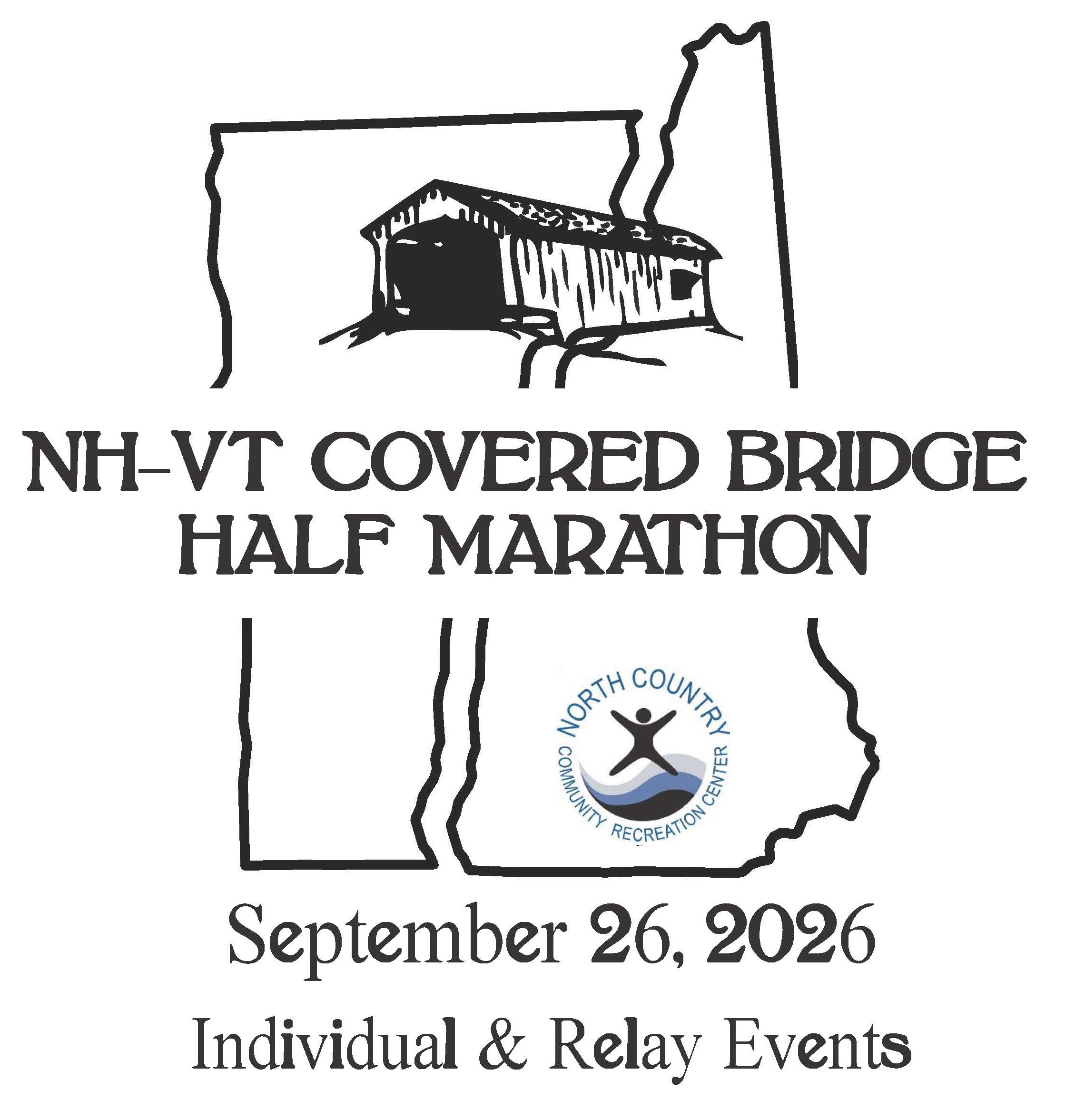 NH-VT Covered Bridge Half Marathon & Relay logo