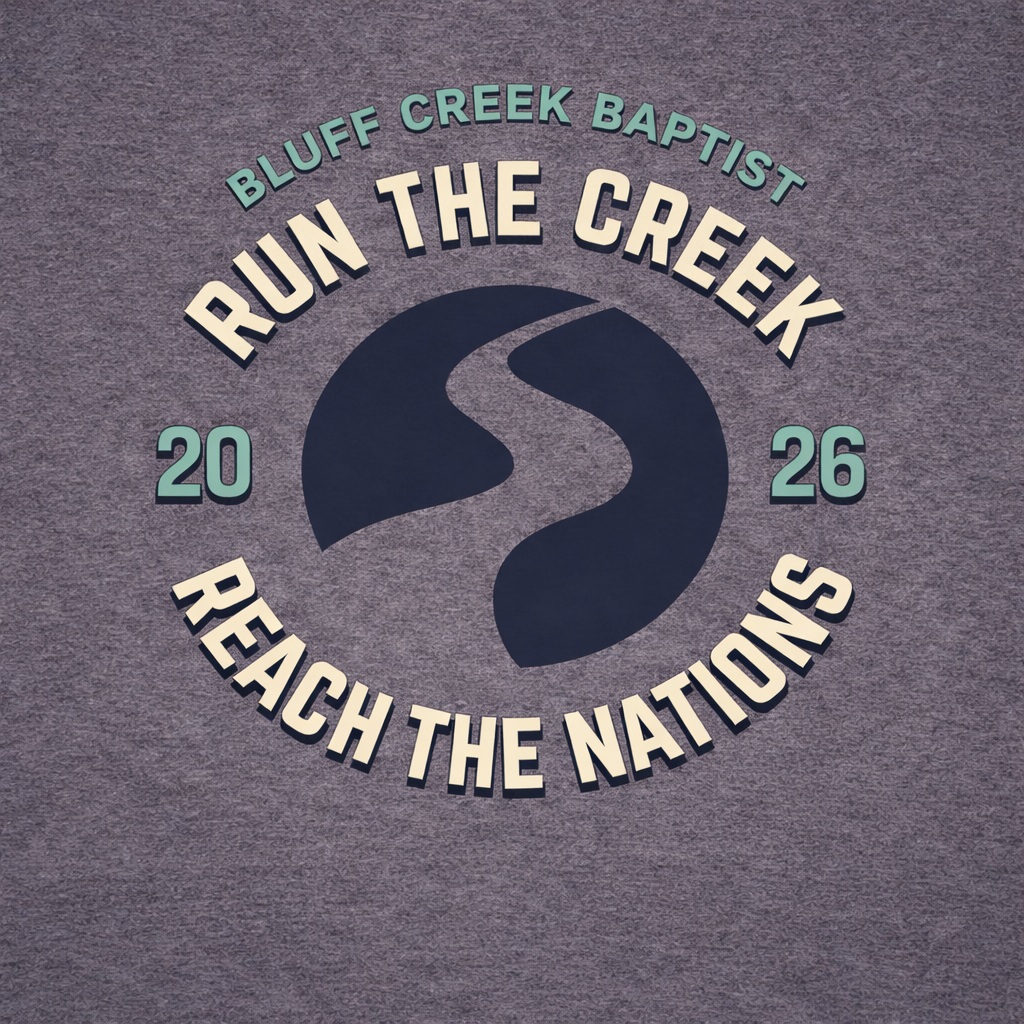 Run the Creek. Reach the Nations. 5K logo